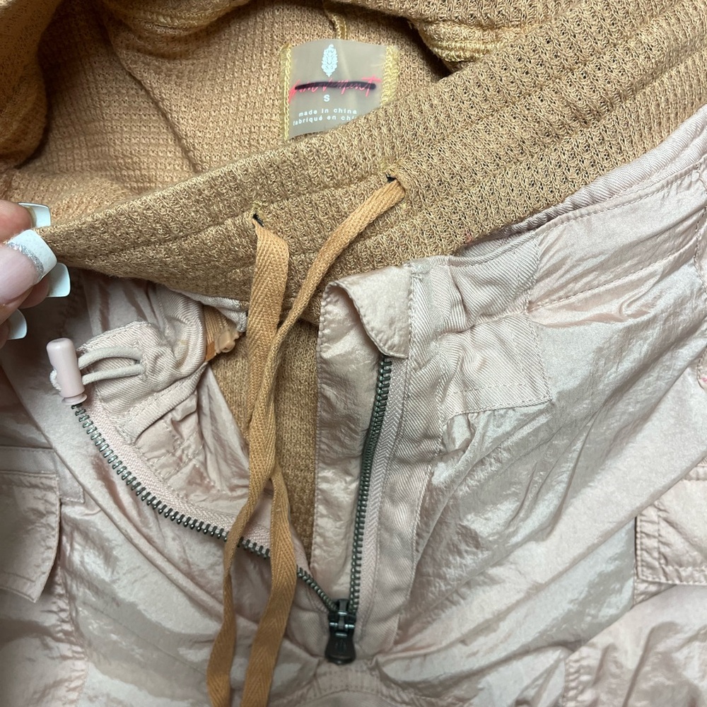FP Movement by Free People Tan and Cream Joggers